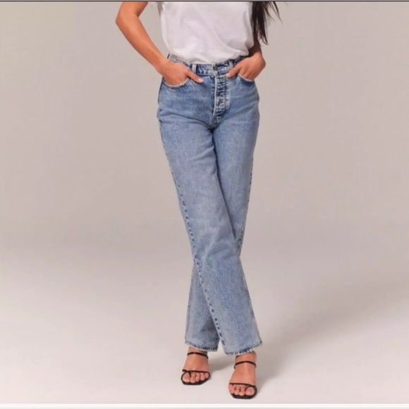 Abercrombie & Fitch Denim - Abercrombie & fitch dad jeans high rise